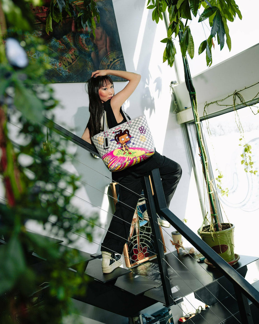 SUSIE ART STUDIO TOTE | Sprayground Hot Deal