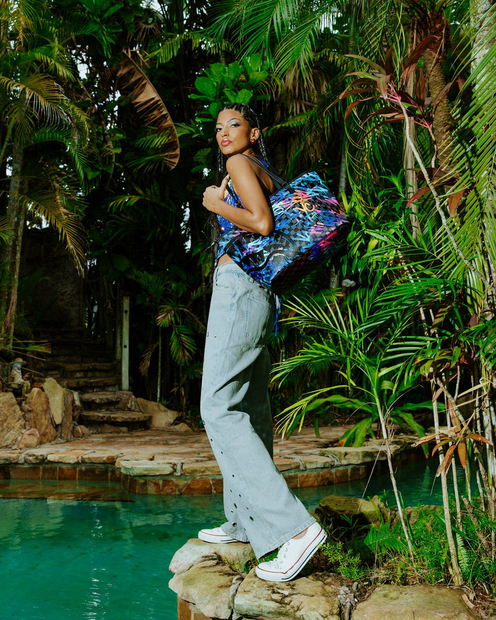 GLOW IN THE DARK CITY OF LIGHT TOTE | Sprayground Sale