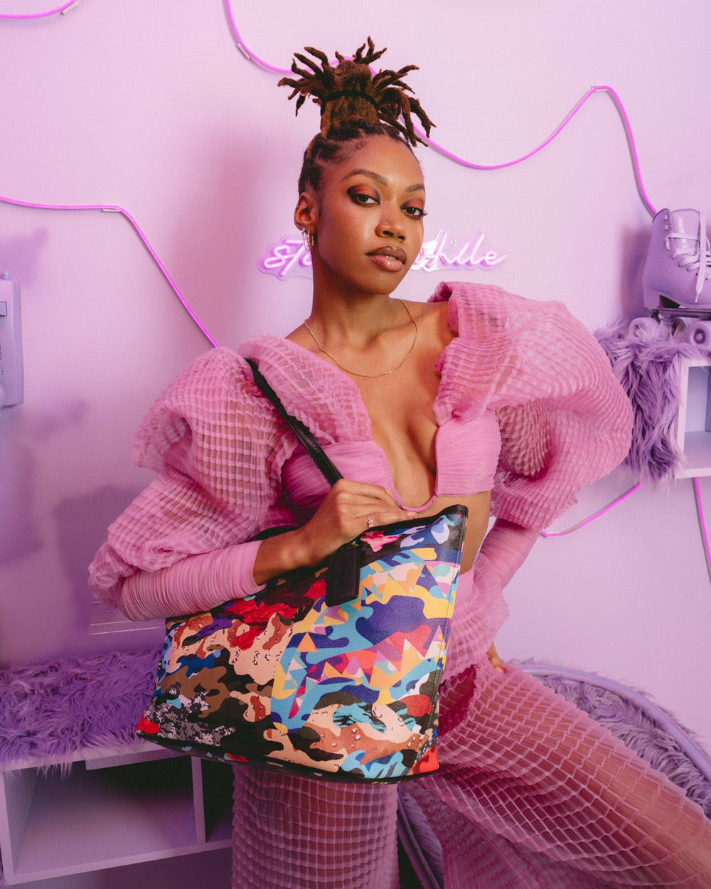 SLICED AND DICED CAMO TOTE | Sprayground Hot Deal