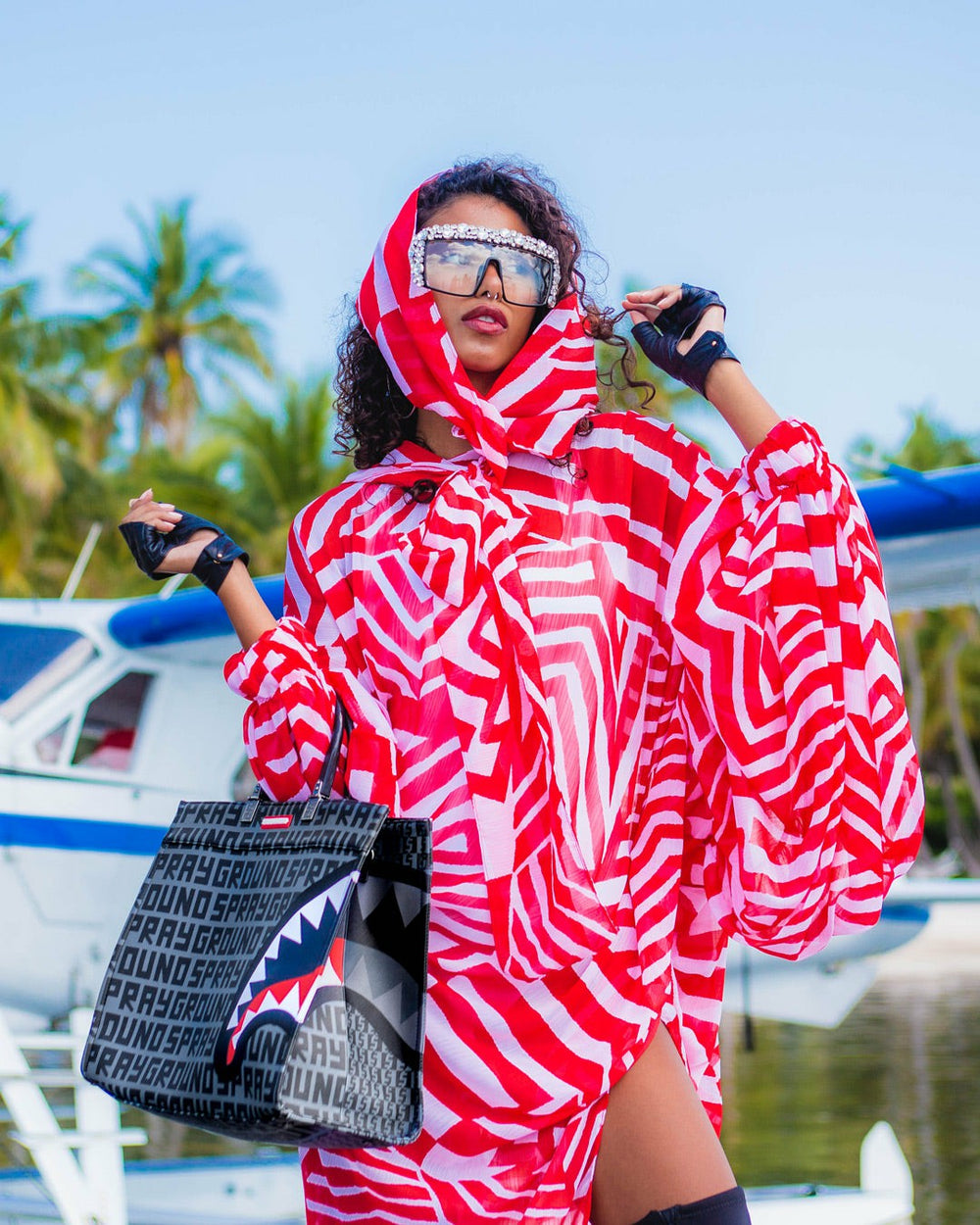 SHARKFINITY STEALTH PILOT TORTUGA TOTE | Sprayground Special Offer