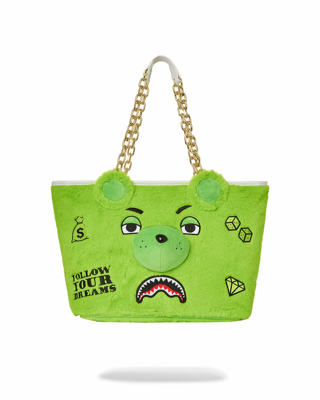 PLUSH MONEYBEAR TOTE (GREEN) | Sprayground Outlets