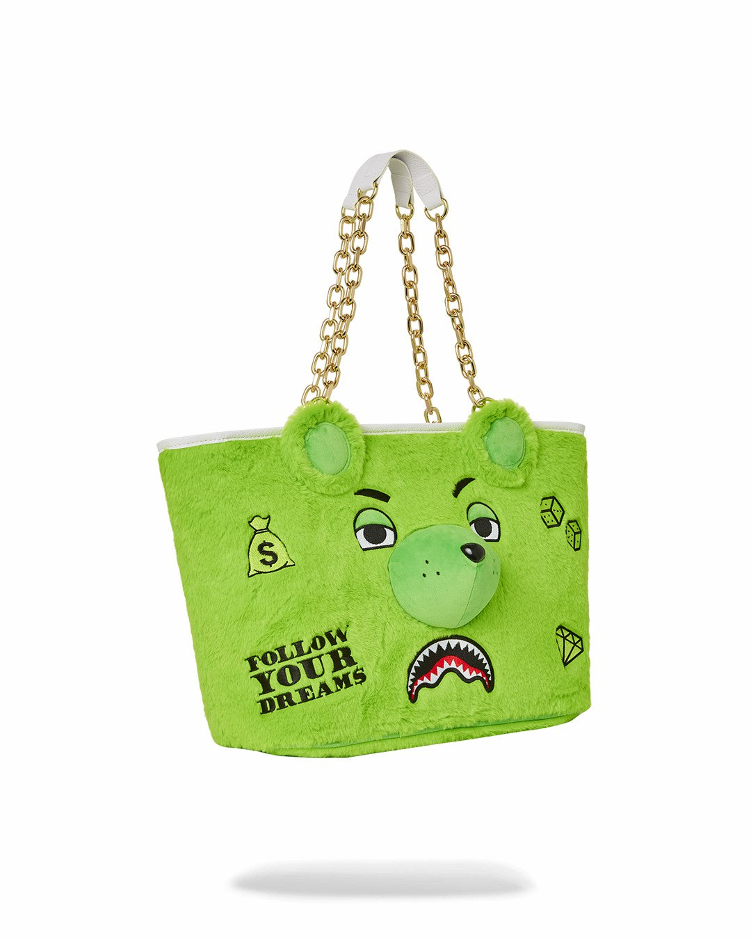 PLUSH MONEYBEAR TOTE (GREEN) | Sprayground Outlets