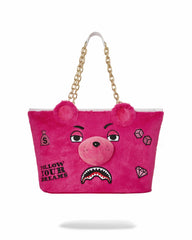PLUSH MONEYBEAR TOTE (PINK) | Sprayground Bargain