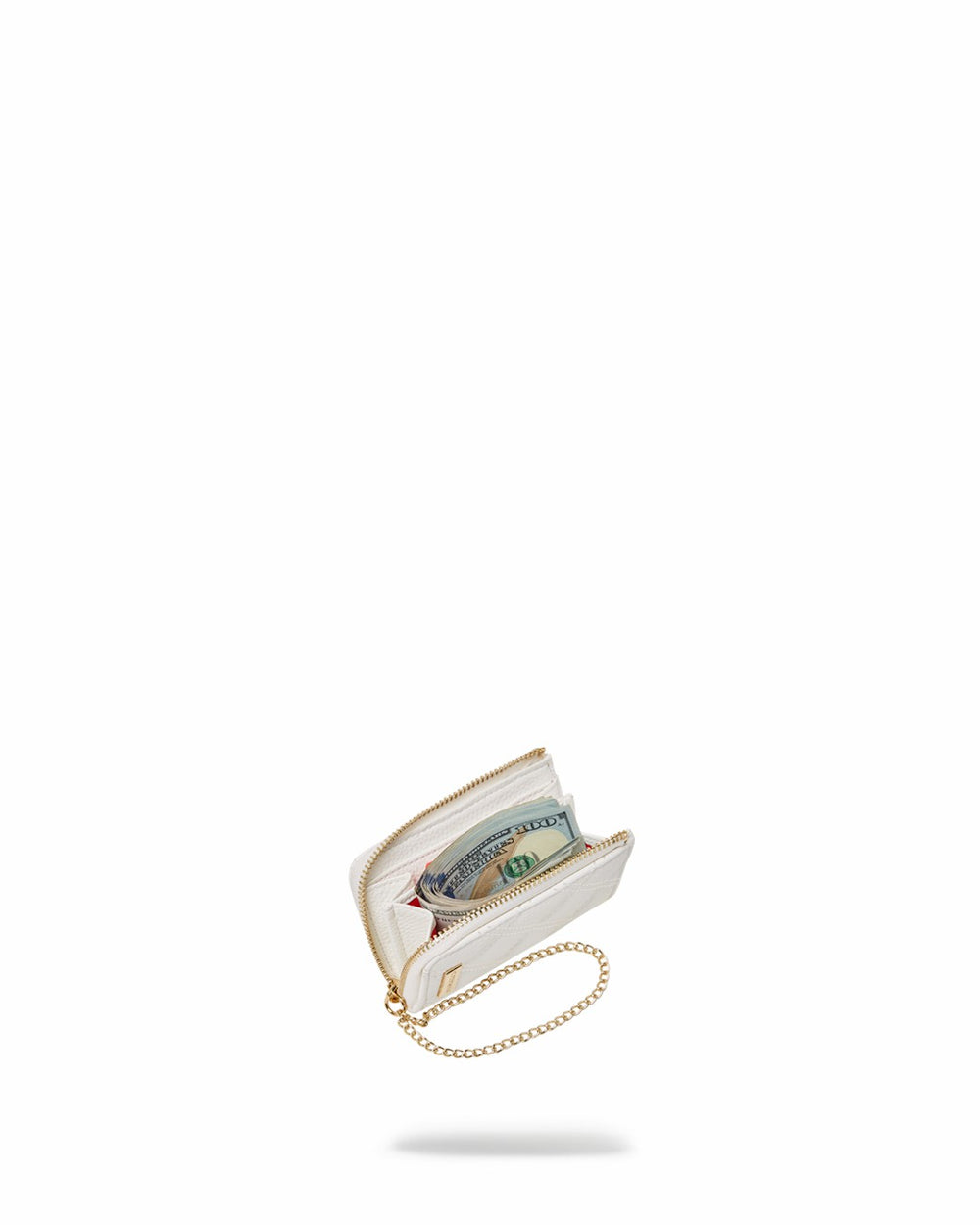 RIVIERA LE BLANC GOLD CHAIN SHARK WALLET | Sprayground Outlets