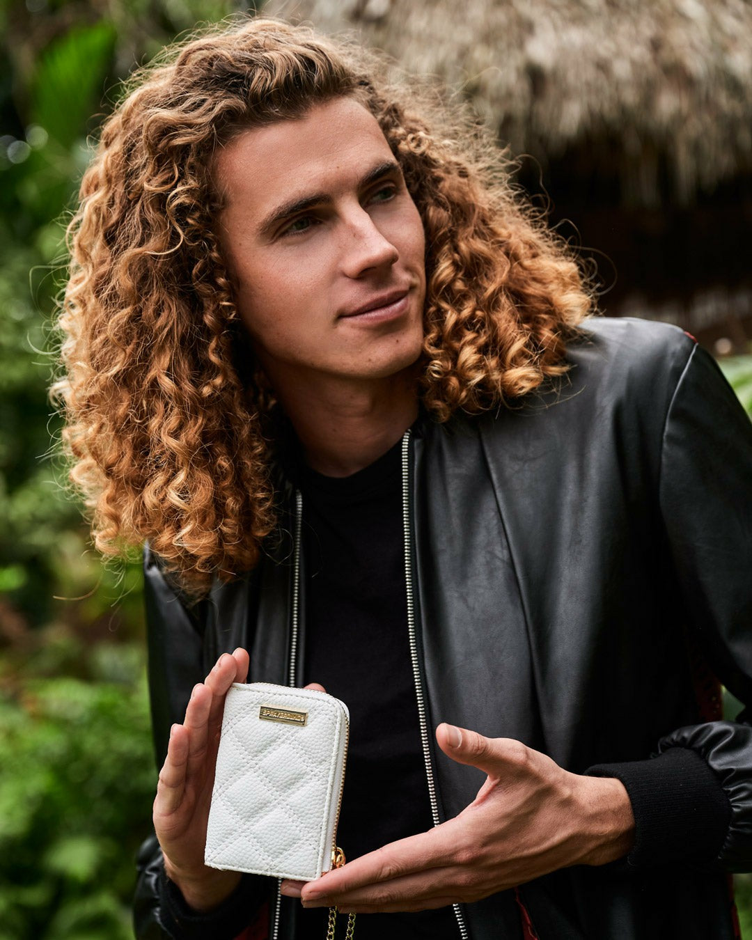 RIVIERA LE BLANC GOLD CHAIN SHARK WALLET | Sprayground Outlets