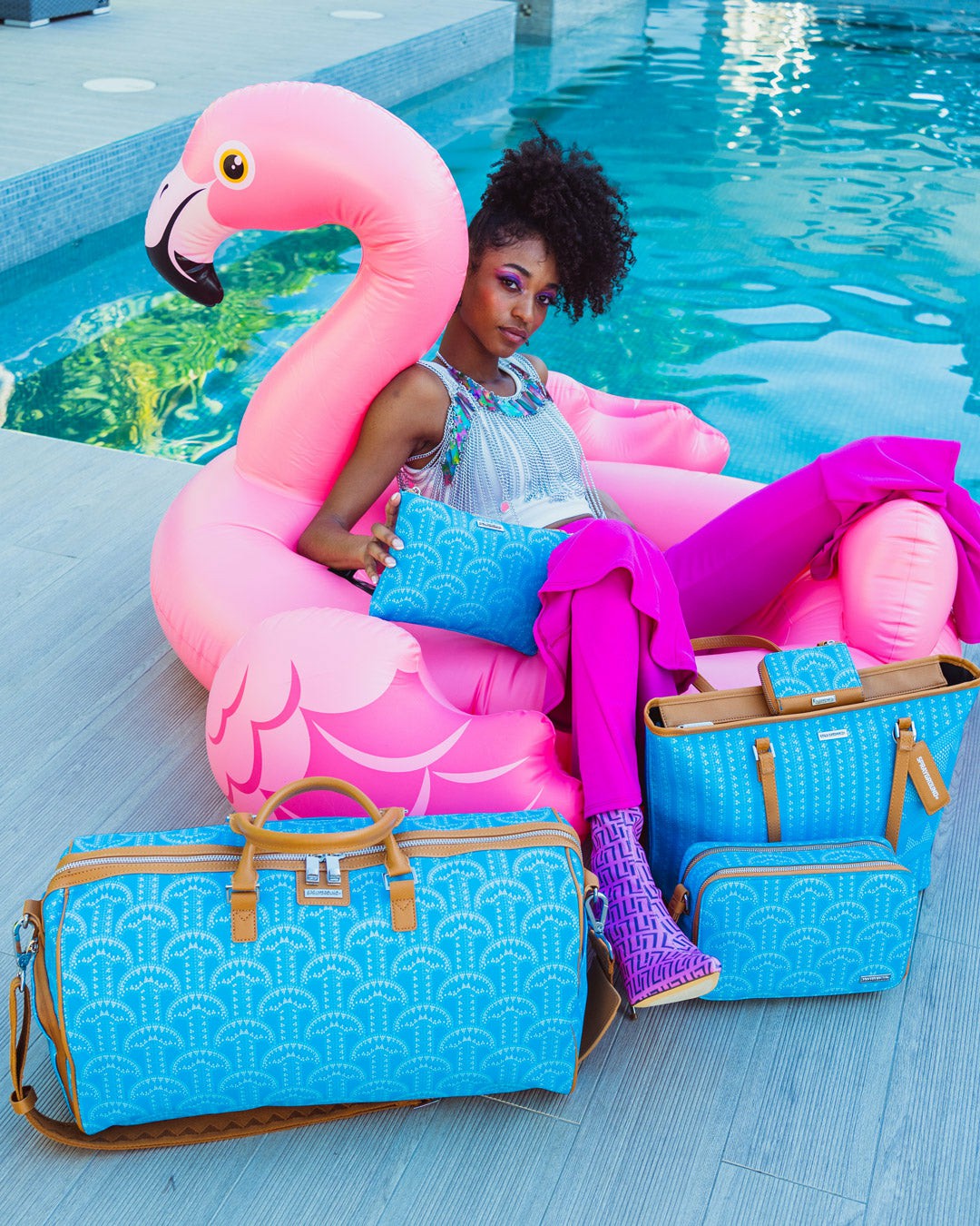 ILLUCHAINS TURQ WALLET | Sprayground Savings