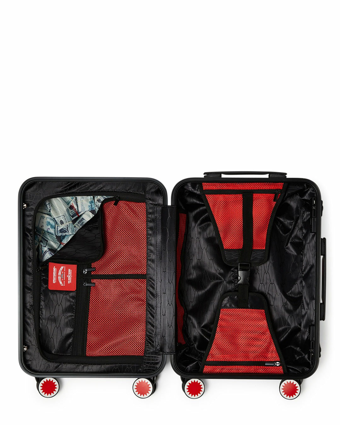 NIGHT NIGHT SHARKNAUTICS HARDSHELL CARRY-ON LUGGAGE | Sprayground Value Deal