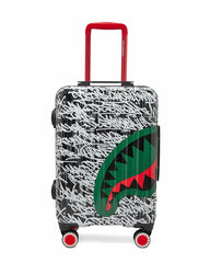 NIGHT NIGHT SHARKNAUTICS HARDSHELL CARRY-ON LUGGAGE | Sprayground Value Deal