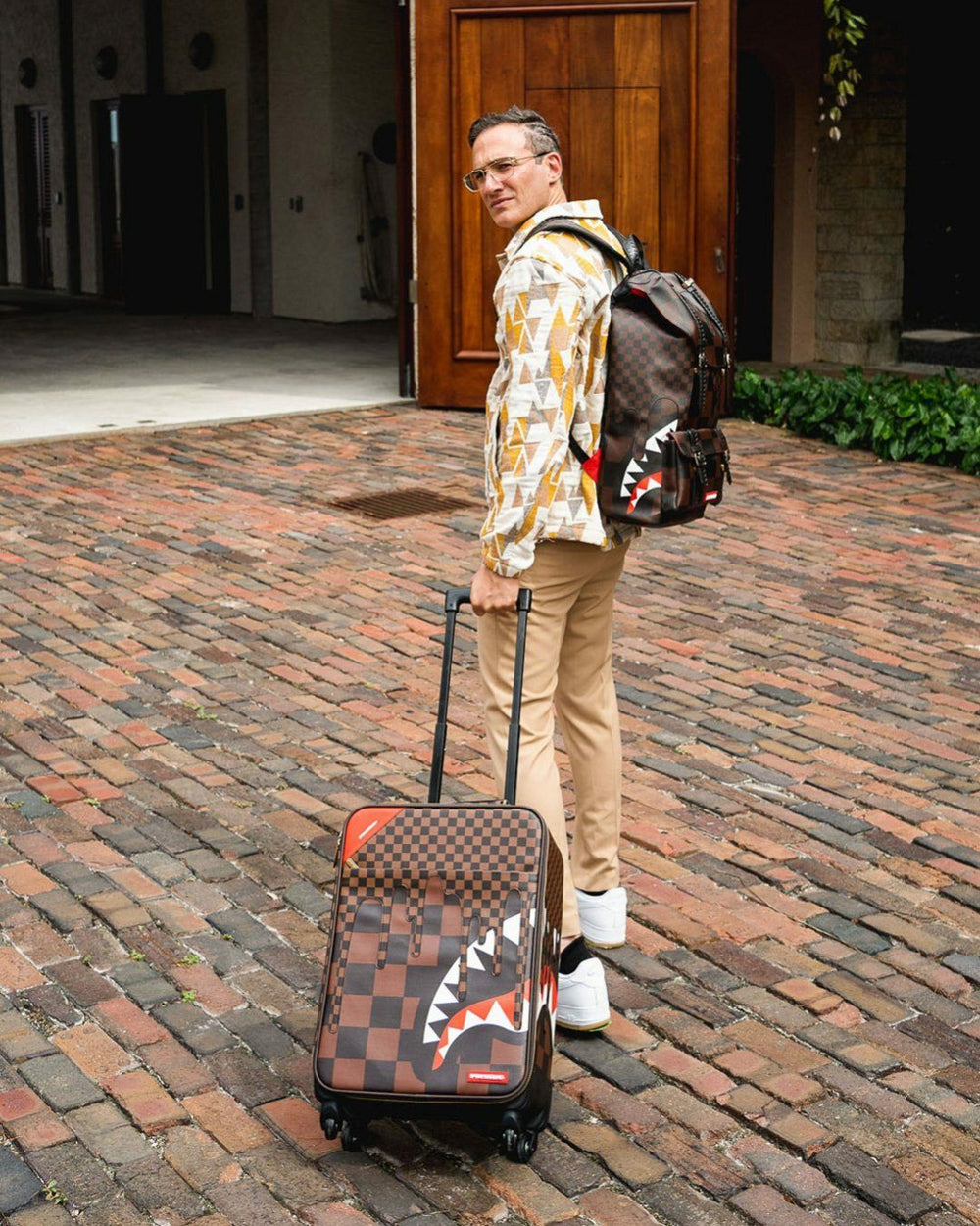 XTC SHARKS IN PARIS JETSETTER CARRY-ON LUGGAGE | Sprayground Special Offer