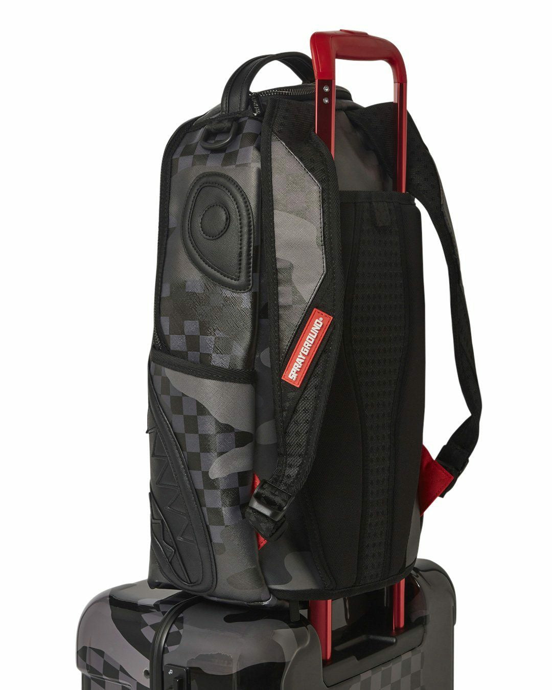 3AM NEVER SLEEP SHARKITECTURE HARDSHELL CARRY-ON LUGGAGE | Sprayground Bargain