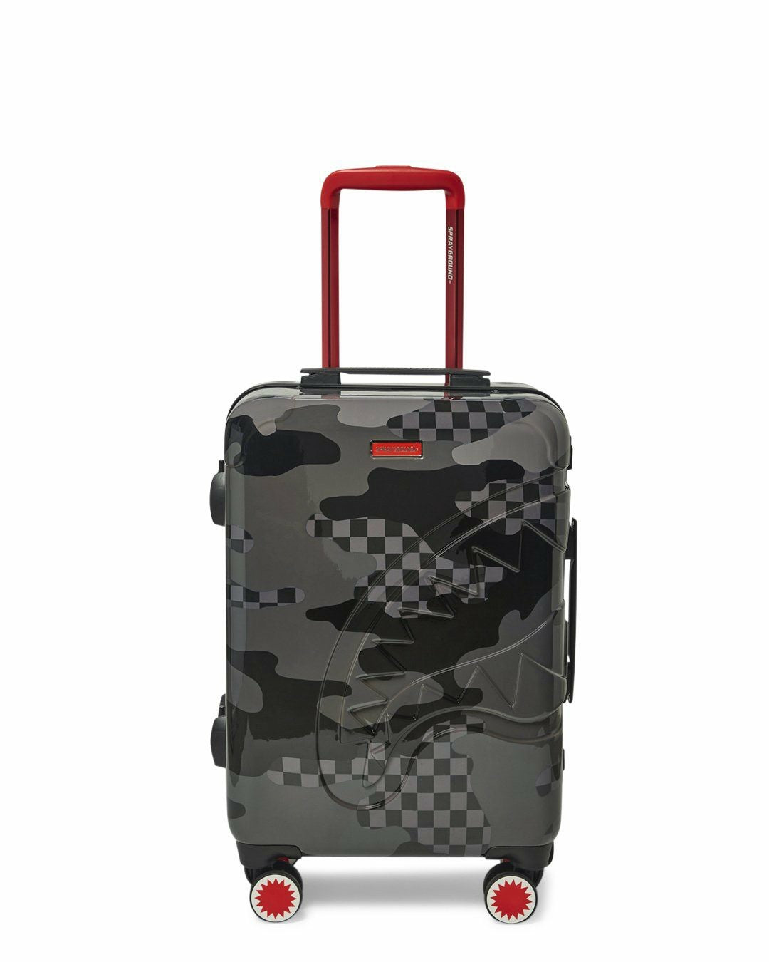 3AM NEVER SLEEP SHARKITECTURE HARDSHELL CARRY-ON LUGGAGE | Sprayground Bargain