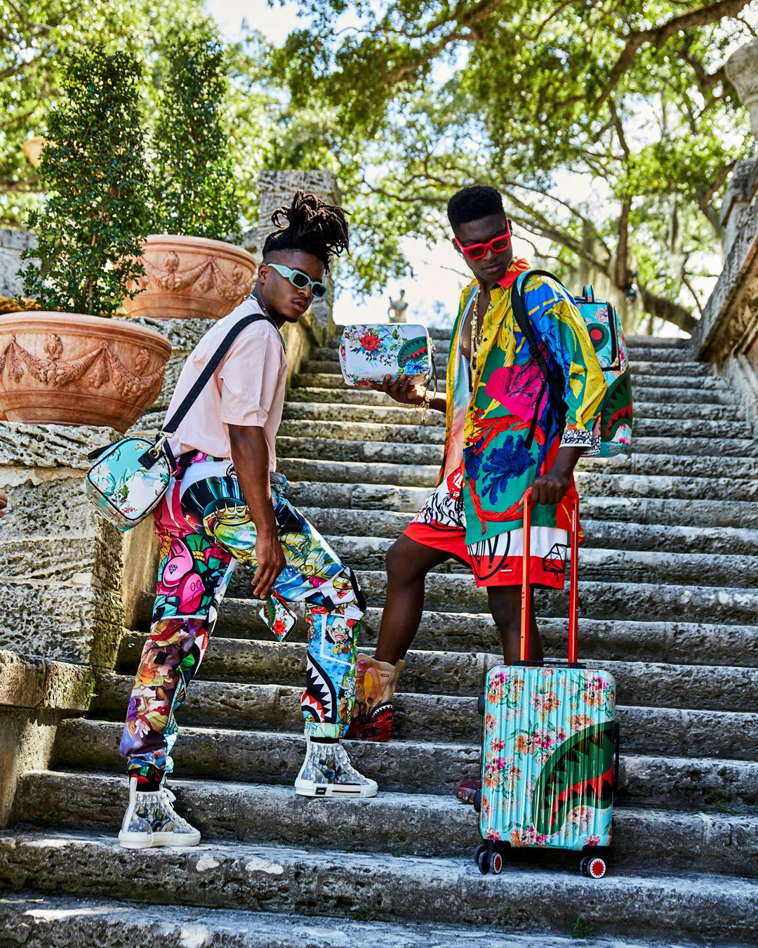 THE SANCTUARY SHARKNAUTICS HARDSHELL CARRY-ON LUGGAGE | Sprayground Value Deal