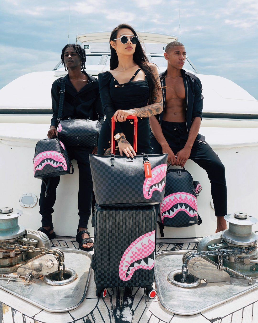 SHARKS IN CANDY CARRY-ON LUGGAGE | Sprayground Exclusive Deal