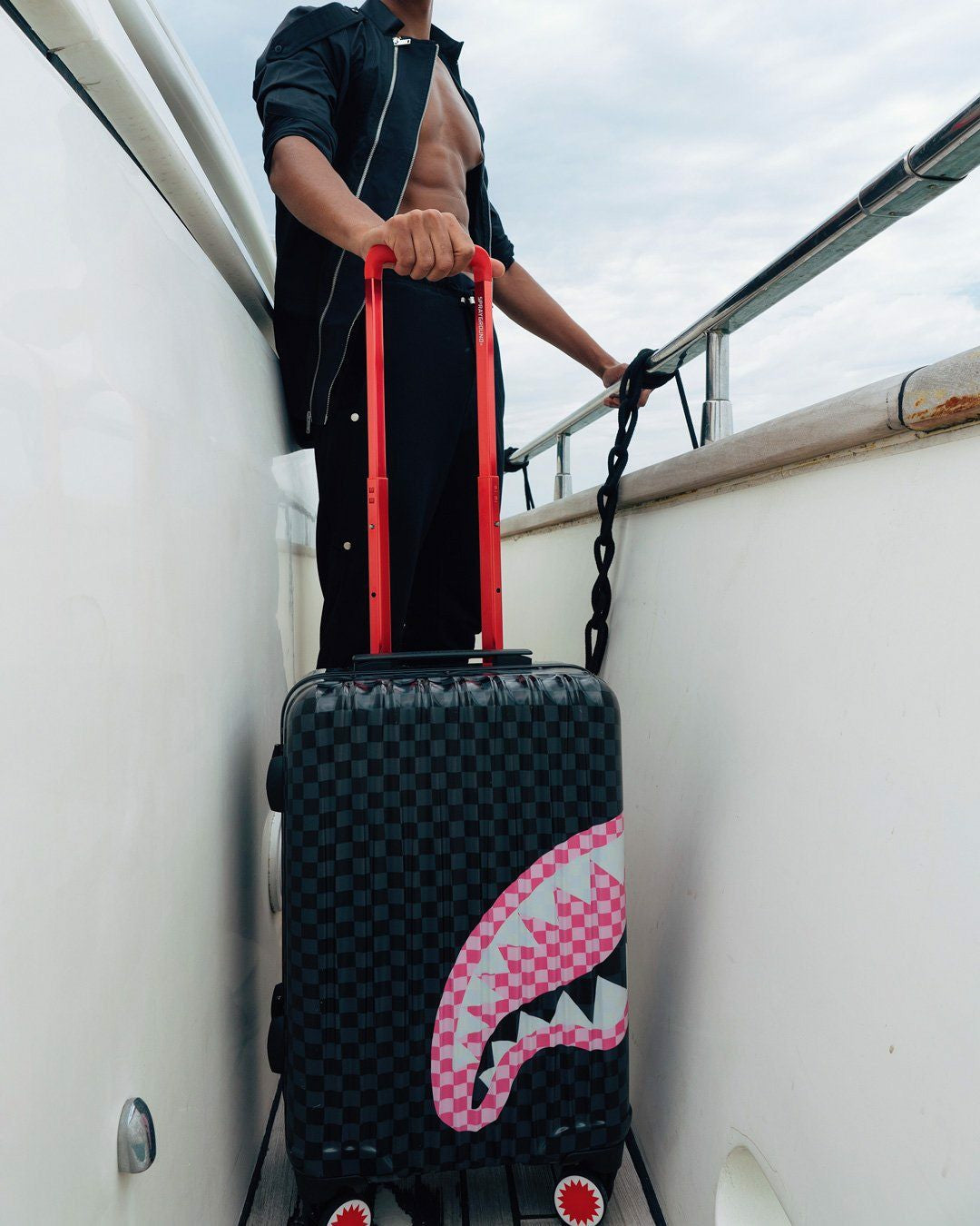 SHARKS IN CANDY CARRY-ON LUGGAGE | Sprayground Exclusive Deal