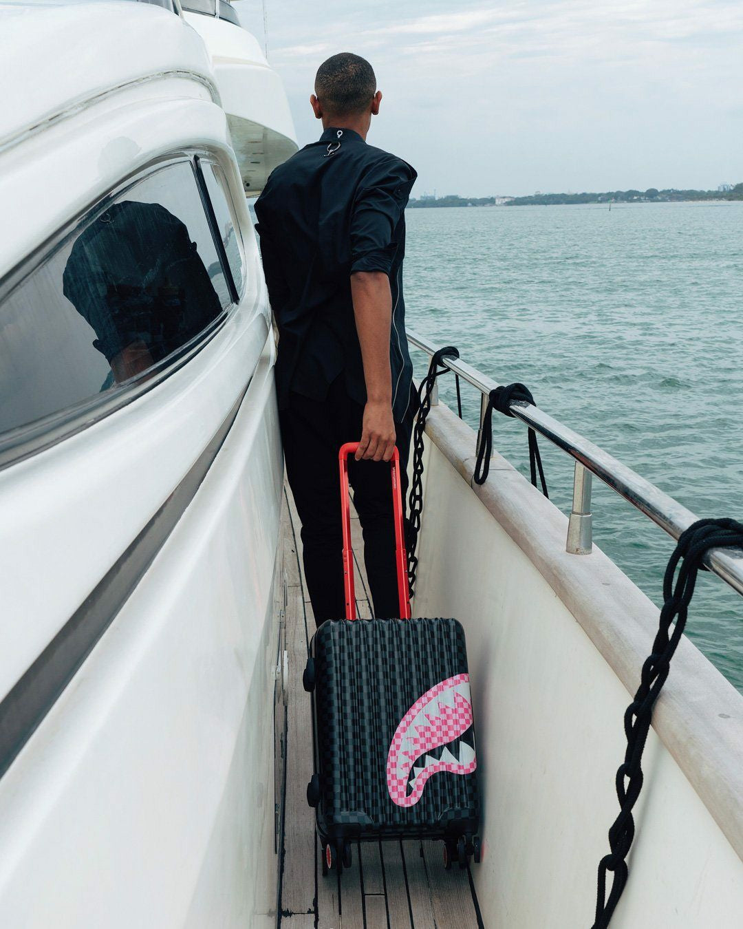 SHARKS IN CANDY CARRY-ON LUGGAGE | Sprayground Exclusive Deal