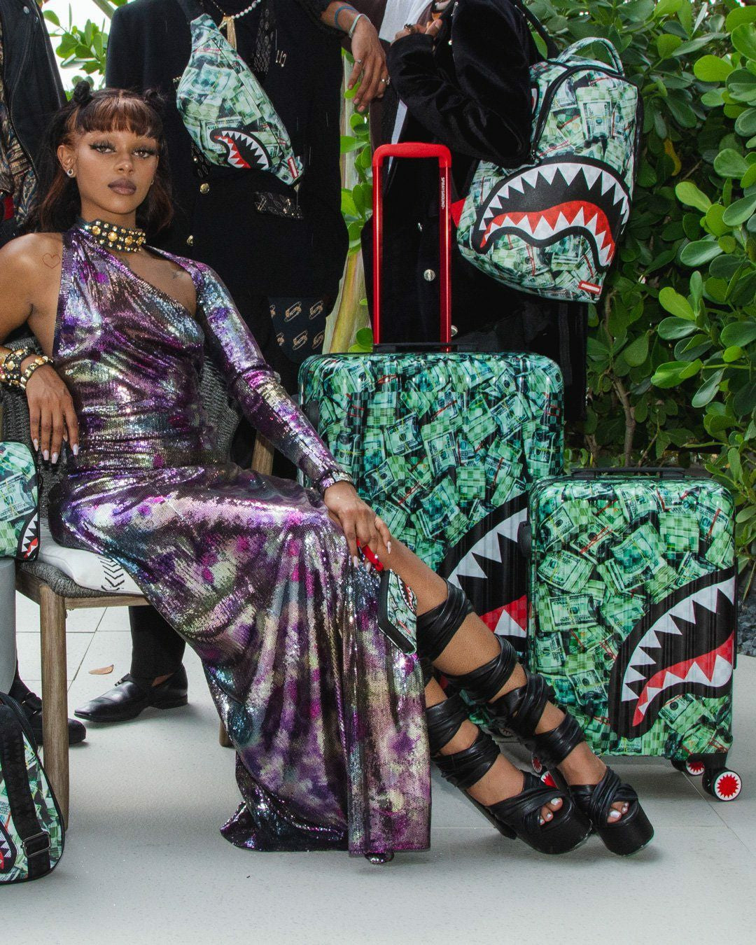 MAMA I MADE IT SHARKNAUTICS HARDSHELL CARRY-ON LUGGAGE | Sprayground Limited Offer