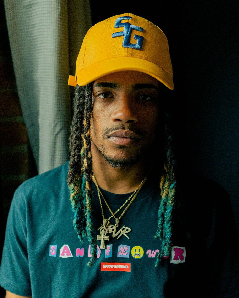 VIBE CHECK T-SHIRT (NAVY) | Sprayground Outlets