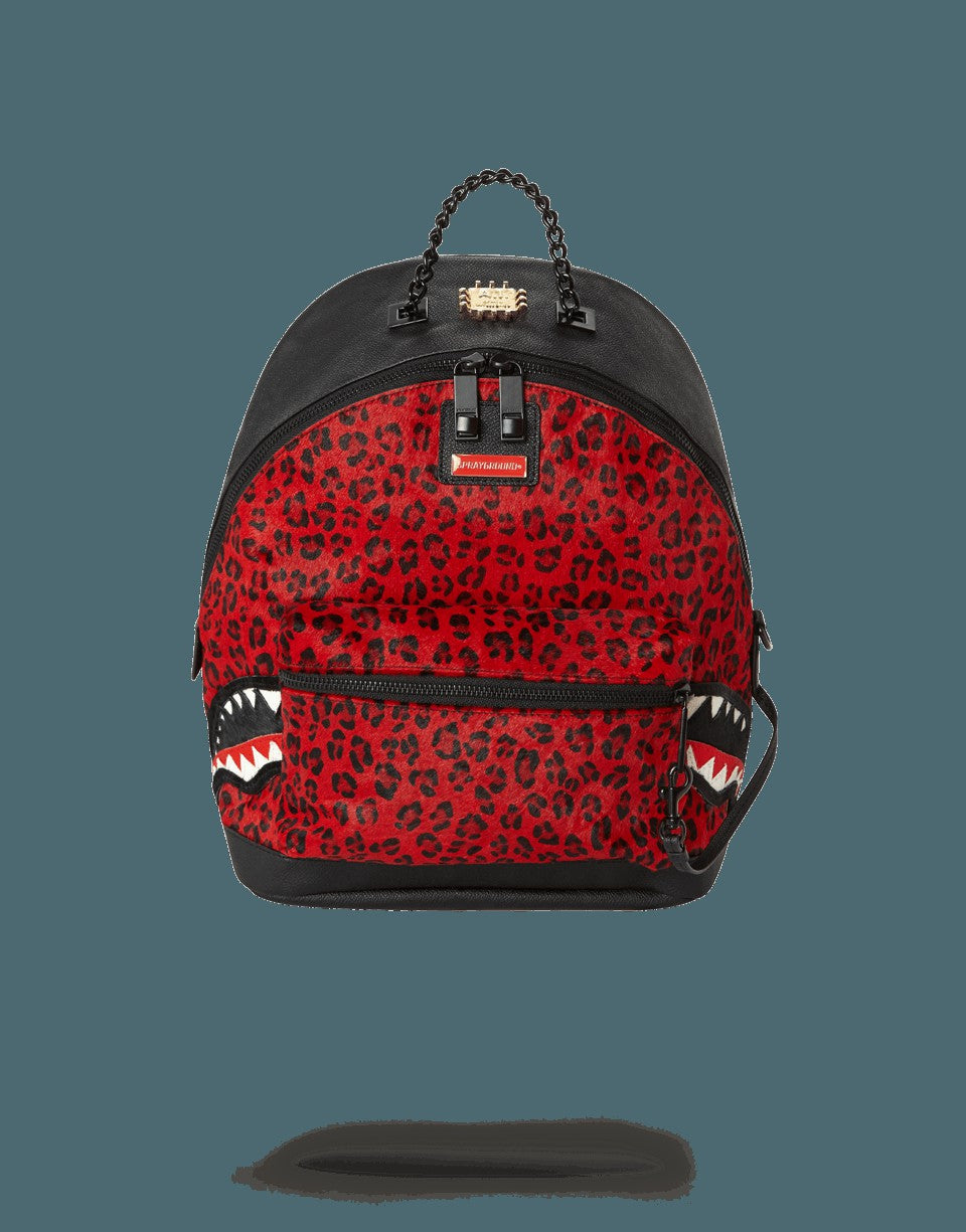 6-STRAP RED LEOPARD EMPRESS (PONY HAIR) | Sprayground Savings