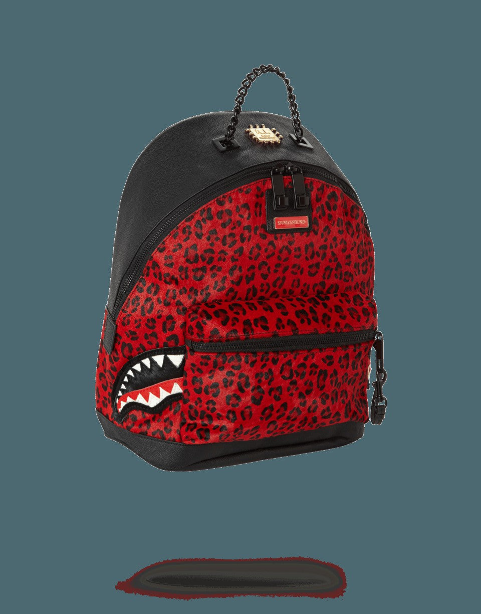 6-STRAP RED LEOPARD EMPRESS (PONY HAIR) | Sprayground Savings