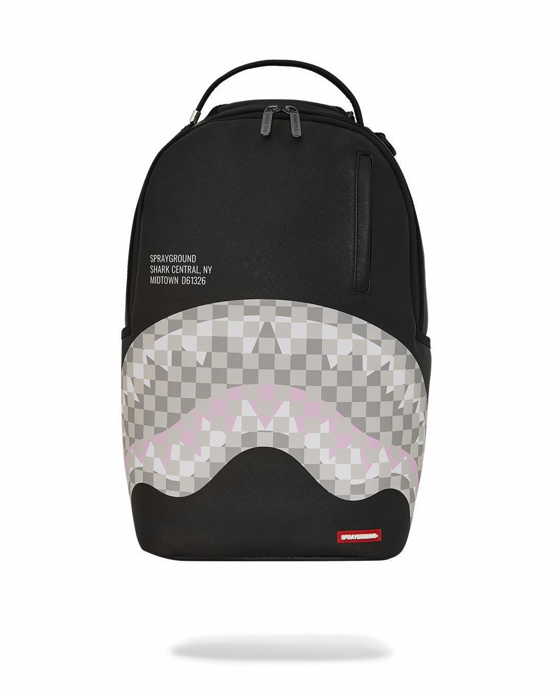 SHARK CENTRAL CREAM BLACK CHECK BACKPACK | Sprayground Special Offer