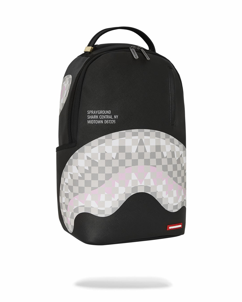 SHARK CENTRAL CREAM BLACK CHECK BACKPACK | Sprayground Special Offer