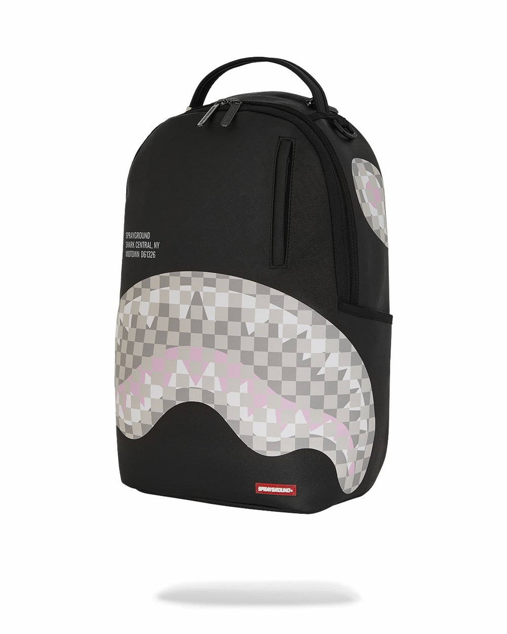 SHARK CENTRAL CREAM BLACK CHECK BACKPACK | Sprayground Special Offer