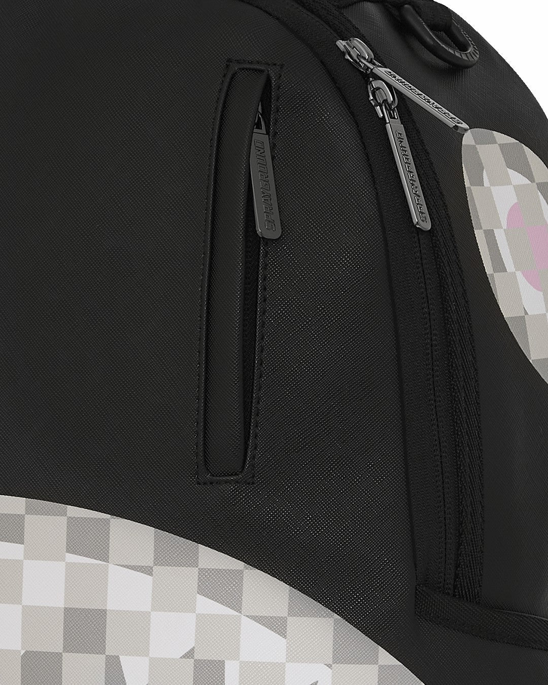 SHARK CENTRAL CREAM BLACK CHECK BACKPACK | Sprayground Special Offer