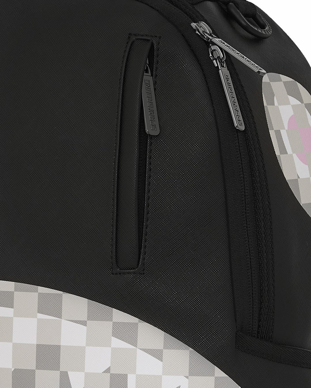 SHARK CENTRAL CREAM BLACK CHECK BACKPACK | Sprayground Special Offer