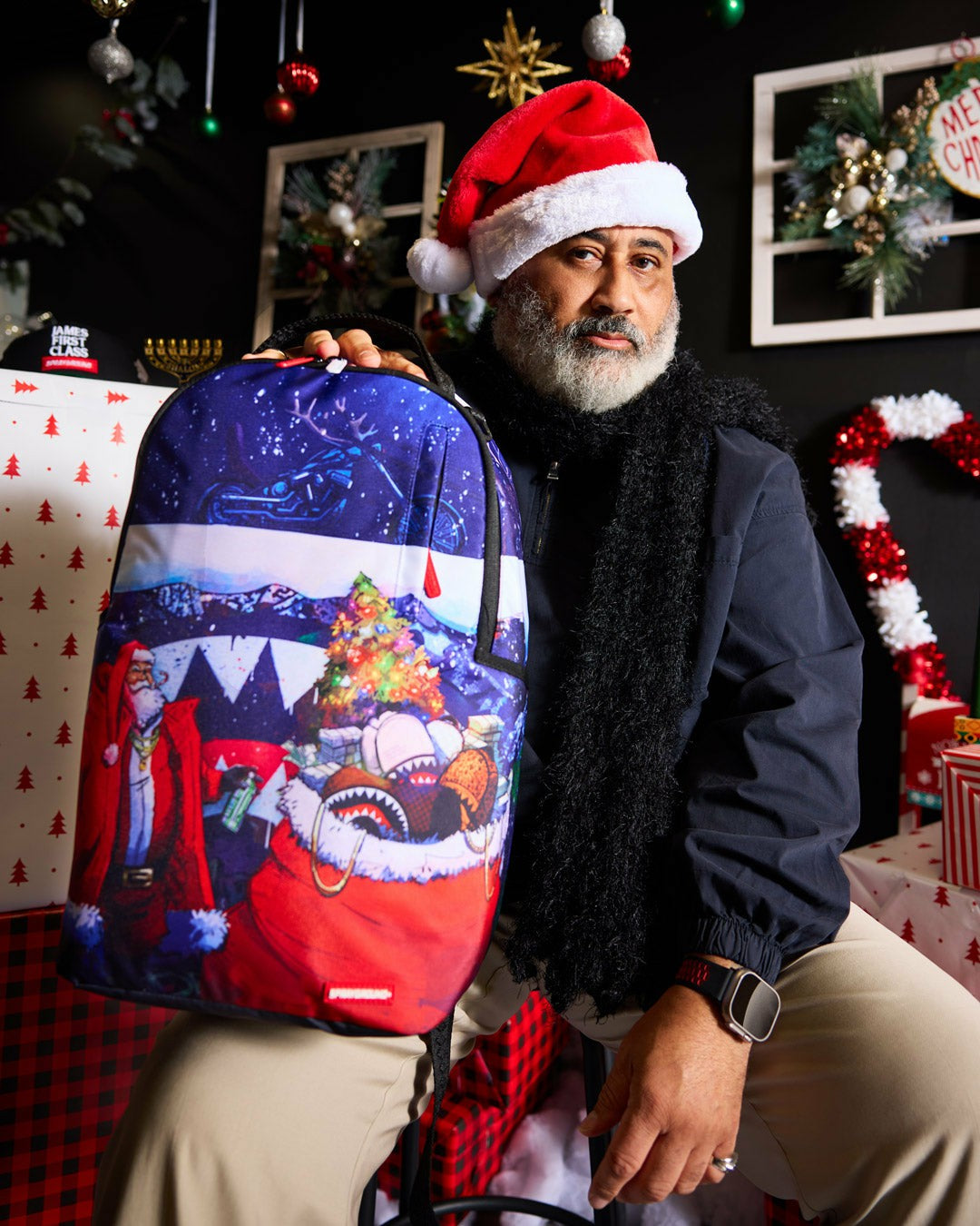 SANTA BIG BAG STACKS BACKPACK | Sprayground Limited Offer