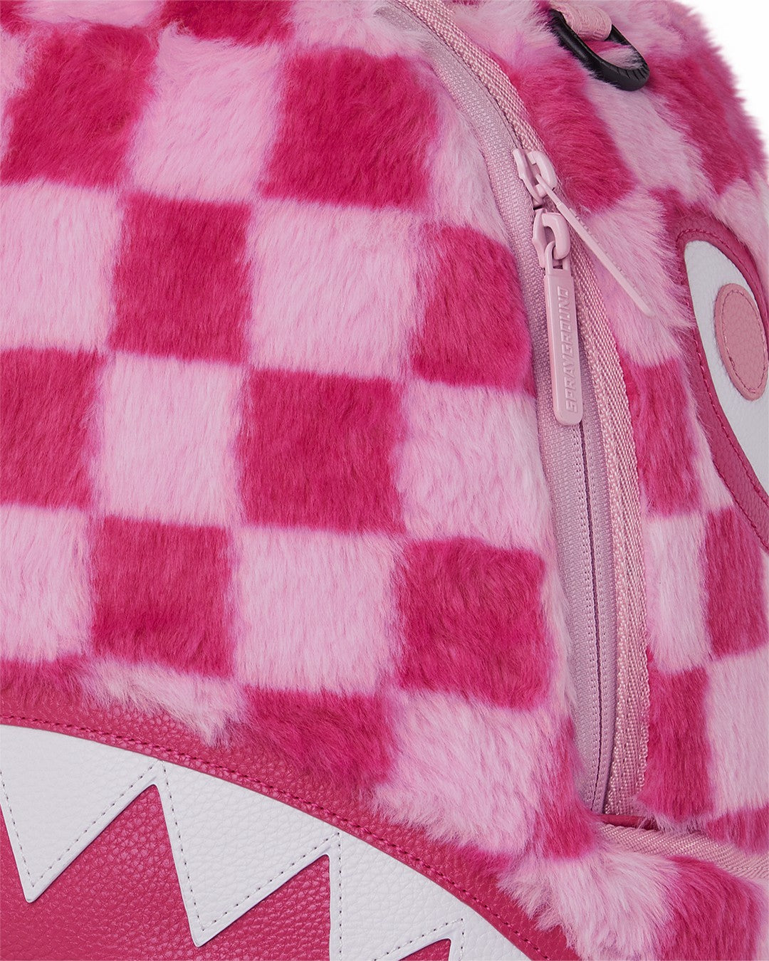 FURZILLA SHARK (PINK CHECK) BACKPACK | Sprayground Special Offer
