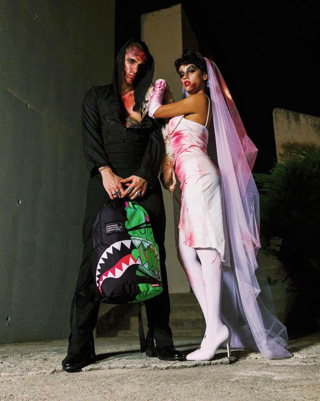 ZOMBIE OOZE SHARK CENTRAL BACKPACK | Sprayground Bargain