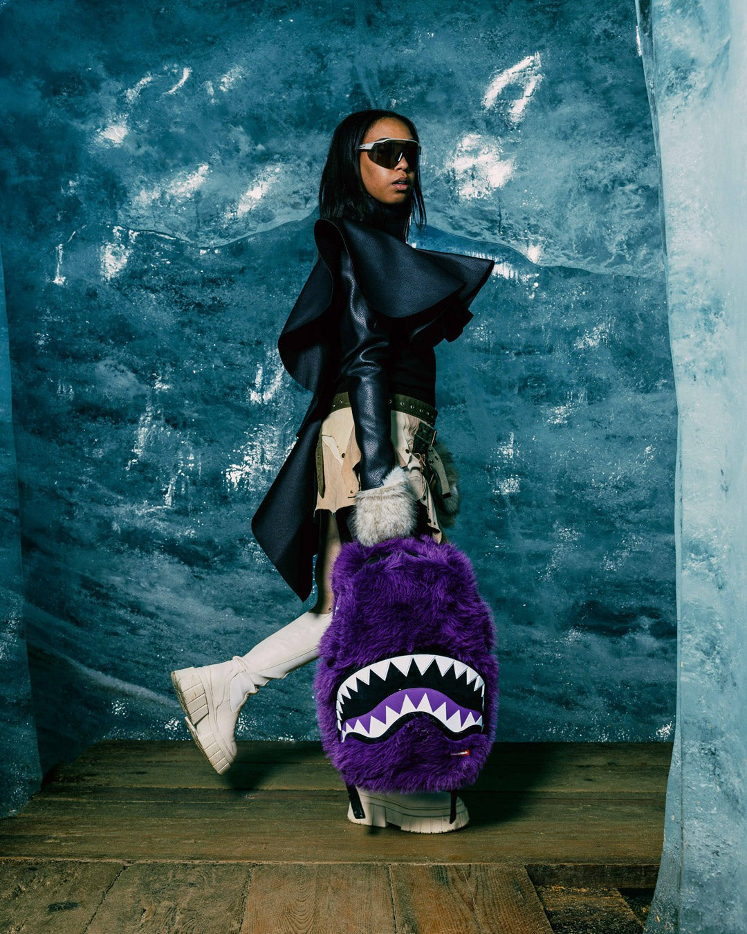 FURZILLA SHARK (PURP) BACKPACK | Sprayground Savings