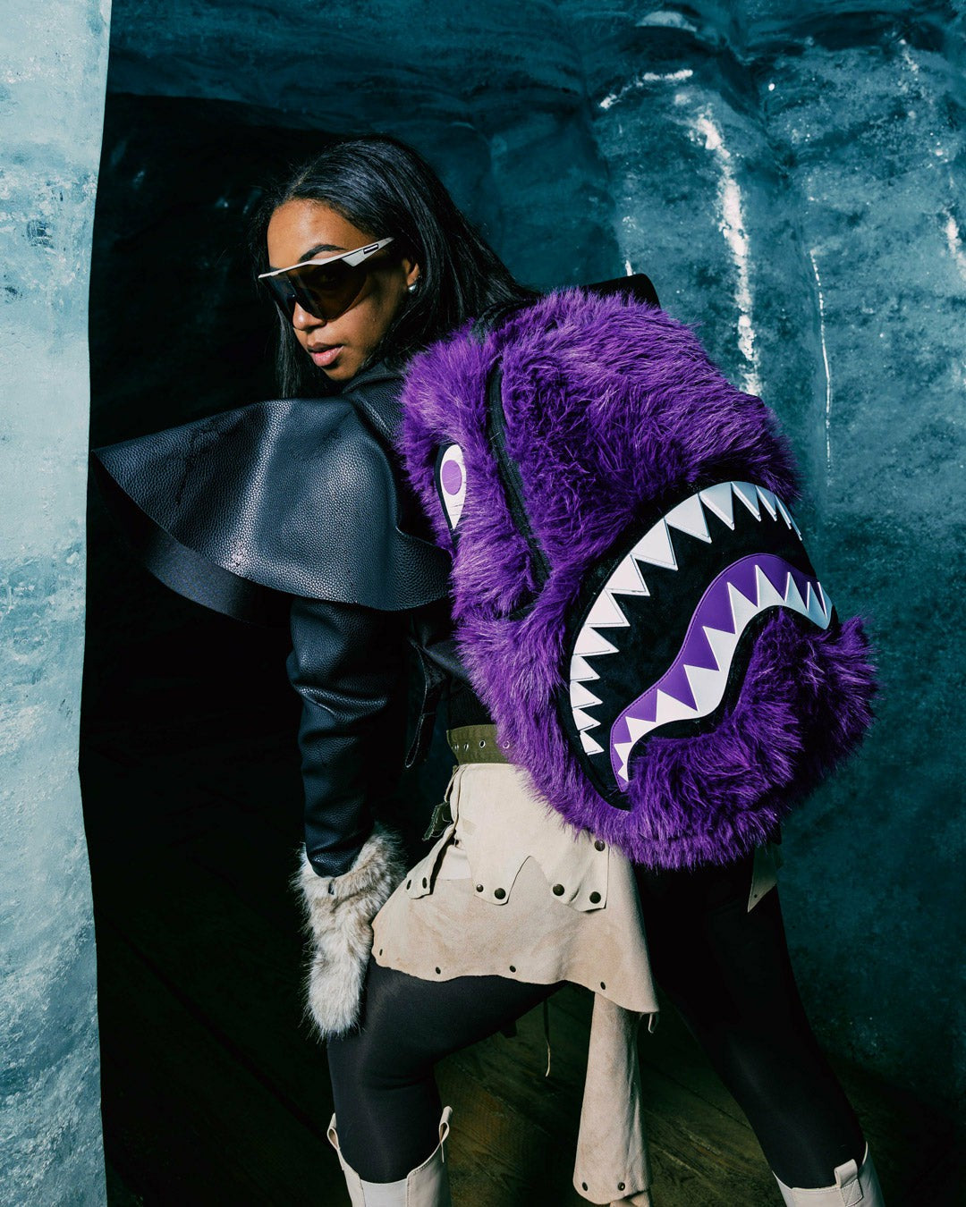 FURZILLA SHARK (PURP) BACKPACK | Sprayground Savings