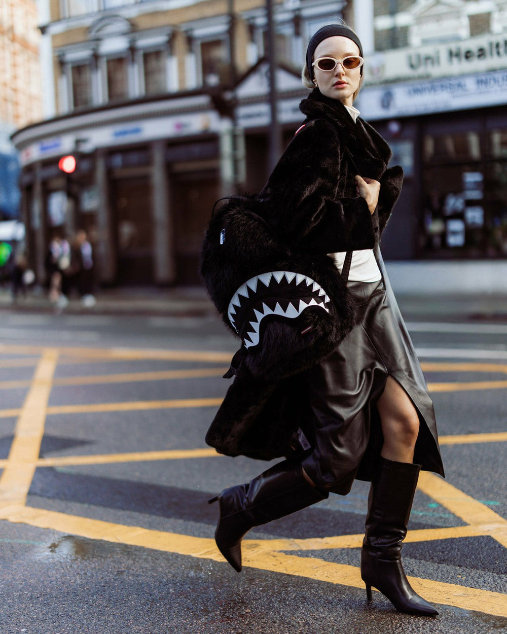 FURZILLA SHARK (NIGHT) BACKPACK | Sprayground Discounted