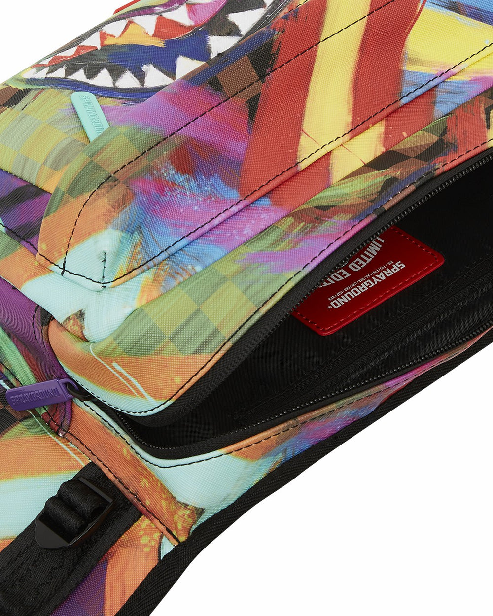 SHARKS IN PARIS CITY STREAKS CARGO CROSSBODY | Sprayground Outlets