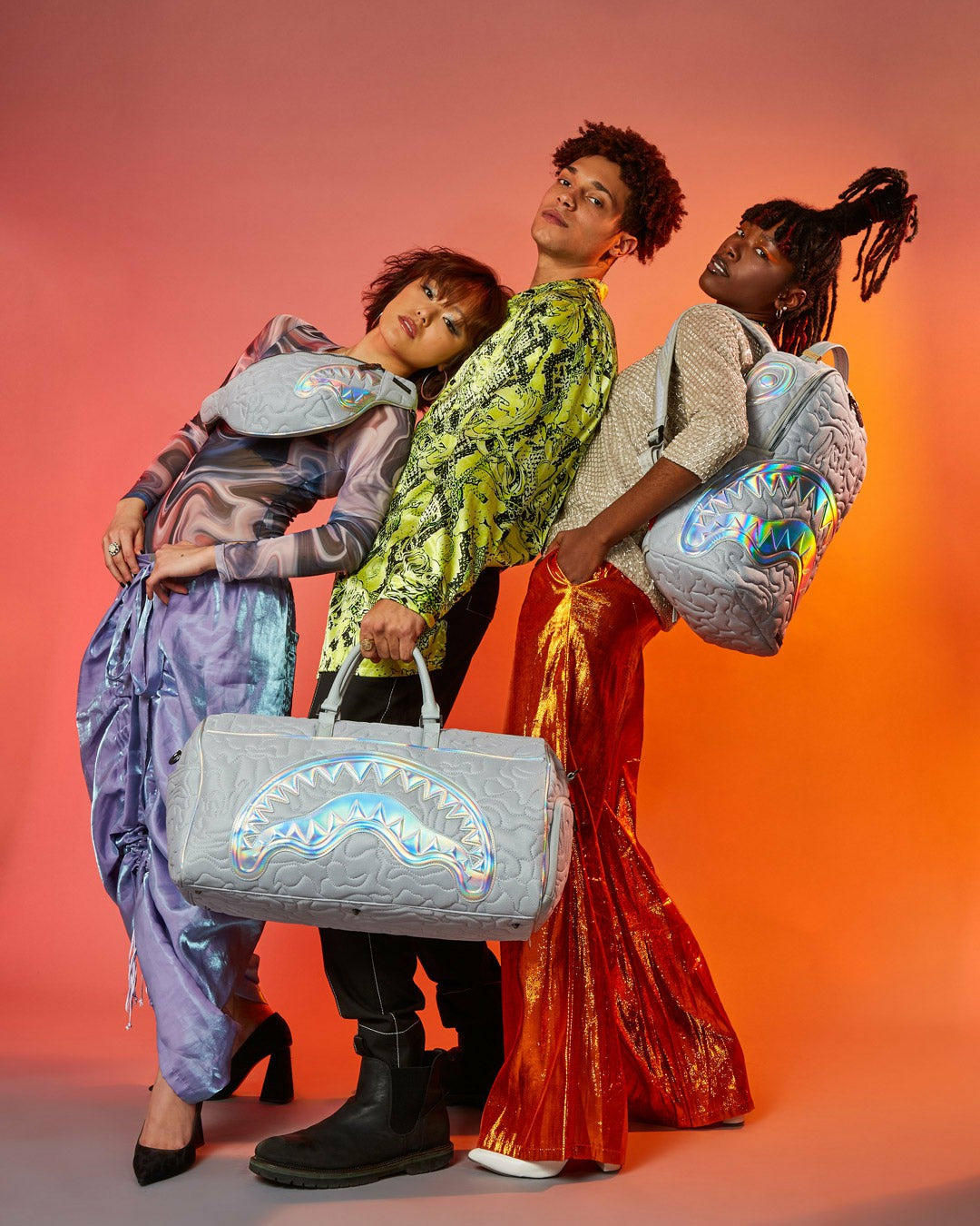 MIRASHAKU IRIDESCENT QUILT SAVVY CROSSBODY | Sprayground Savings