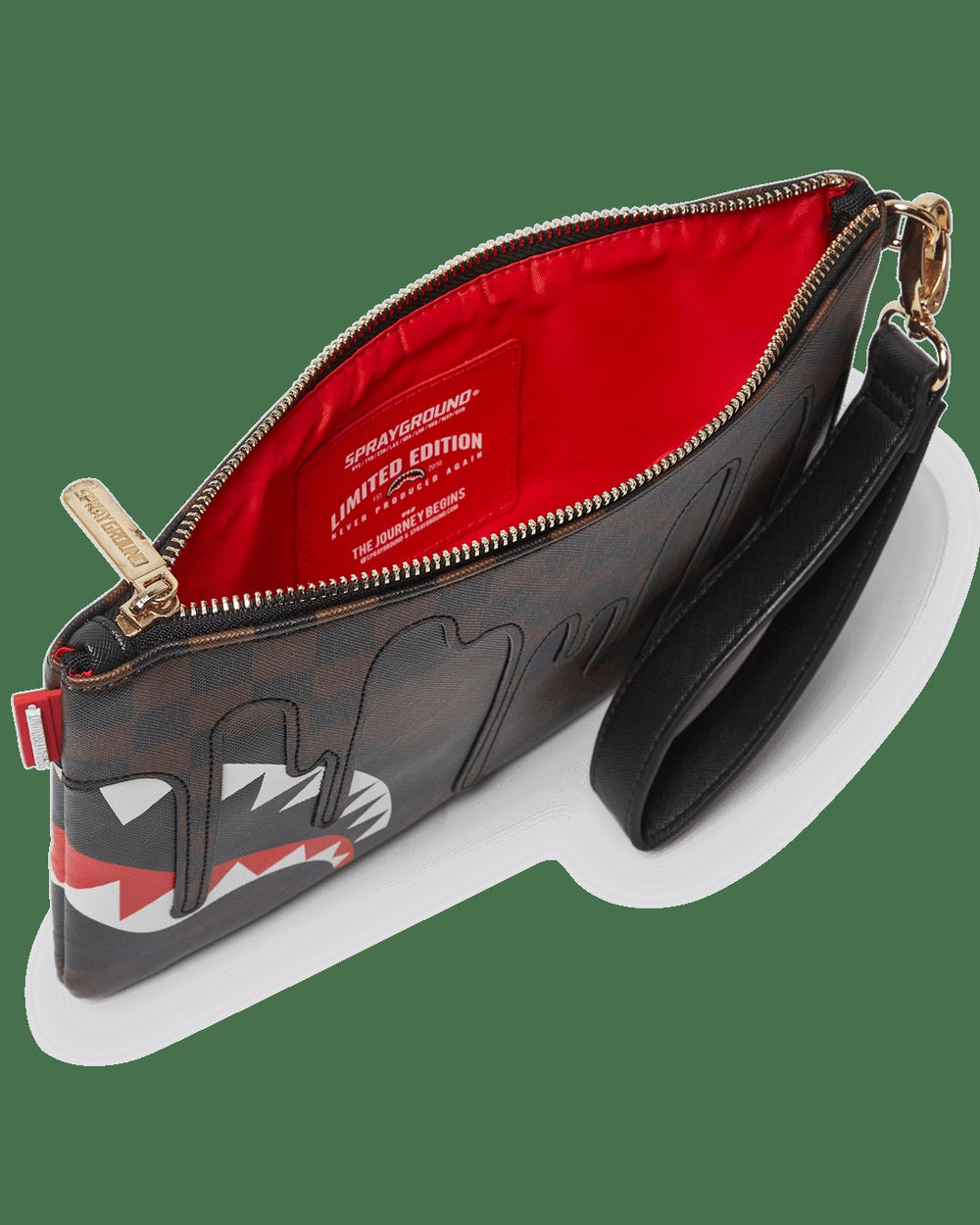 XTC SHARKS IN PARIS CROSSOVER CLUTCH | Sprayground Limited Offer