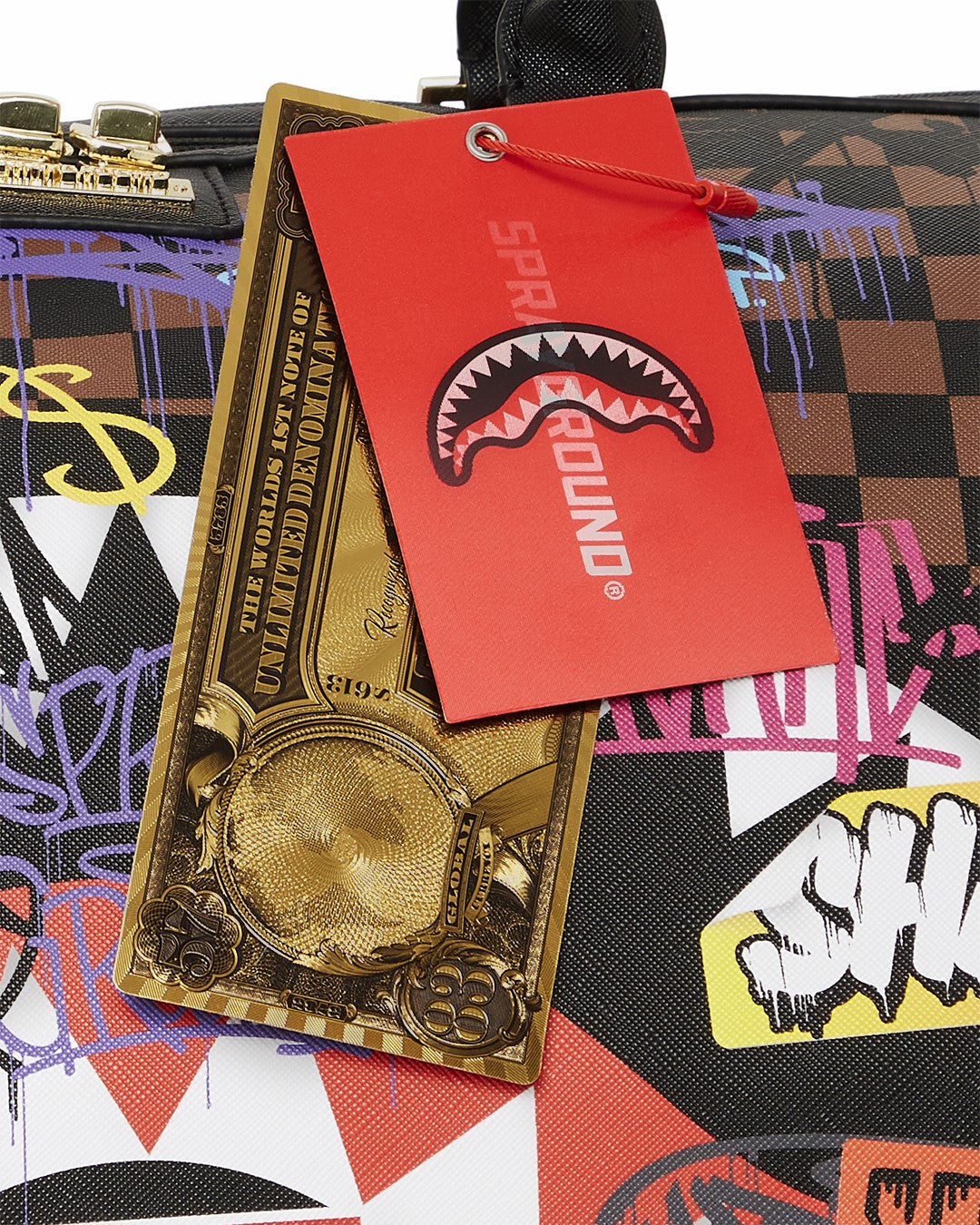 SHARKS IN PARIS THE RIZZ DUFFLE | Sprayground Exclusive Deal