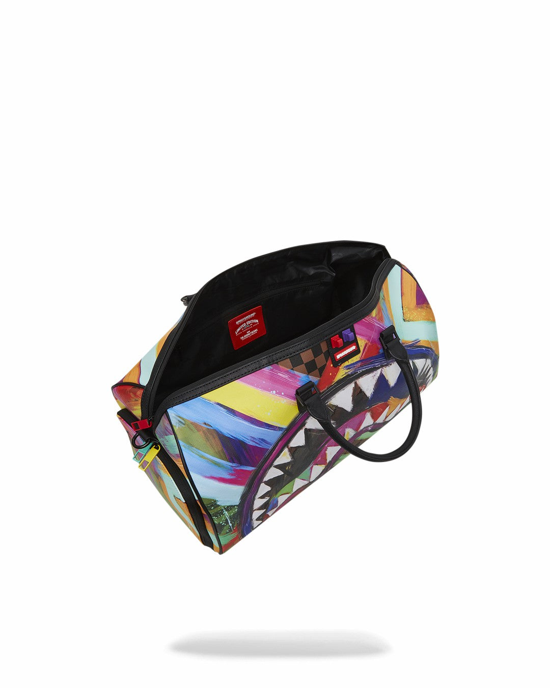 SHARKS IN PARIS CITY STREAKS DUFFLE | Sprayground On Sale