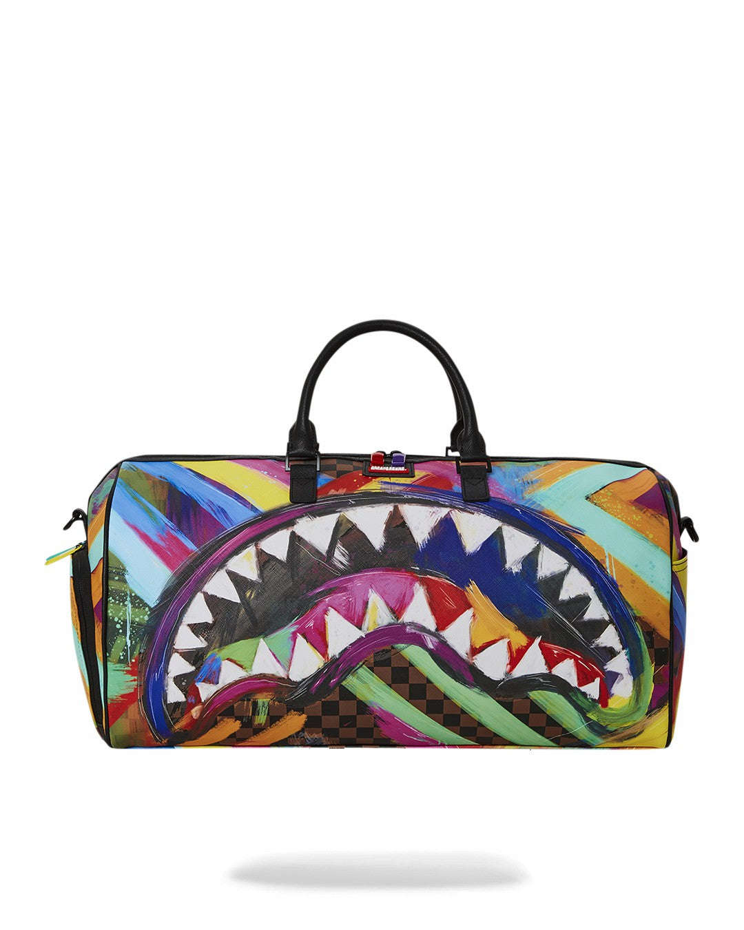 SHARKS IN PARIS CITY STREAKS DUFFLE | Sprayground On Sale