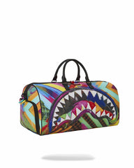 SHARKS IN PARIS CITY STREAKS DUFFLE | Sprayground On Sale
