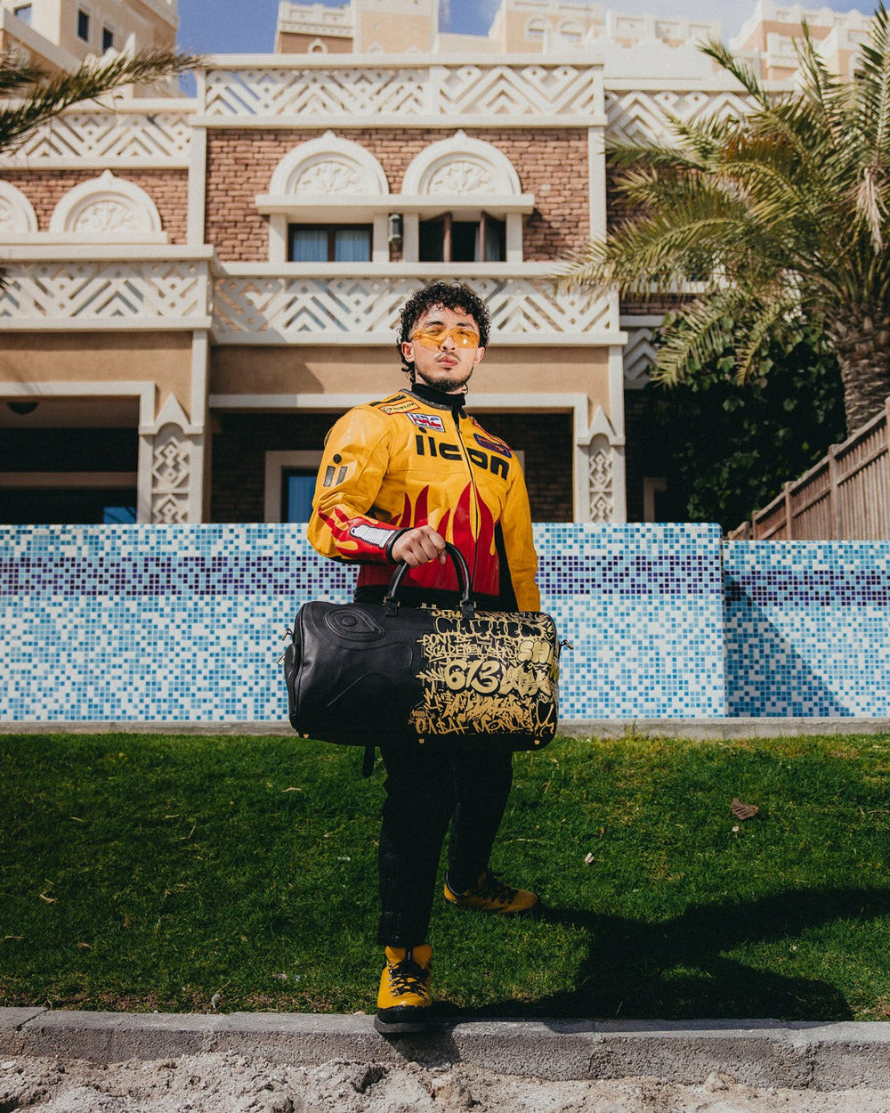 HALF GRAFF GLIDE LARGE DUFFLE | Sprayground Savings