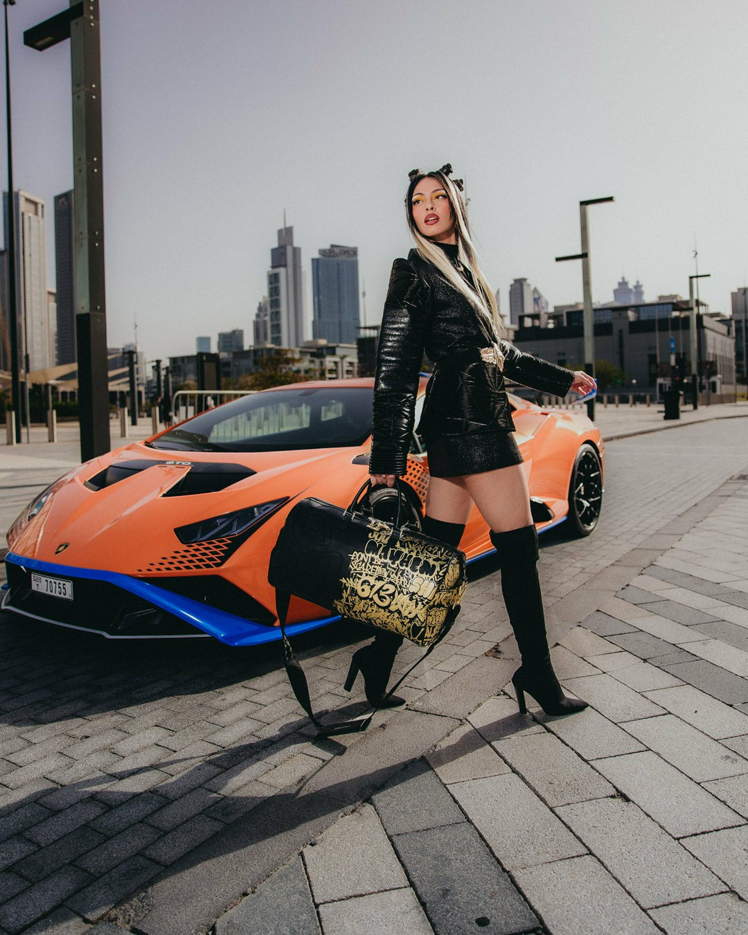 HALF GRAFF GLIDE LARGE DUFFLE | Sprayground Savings