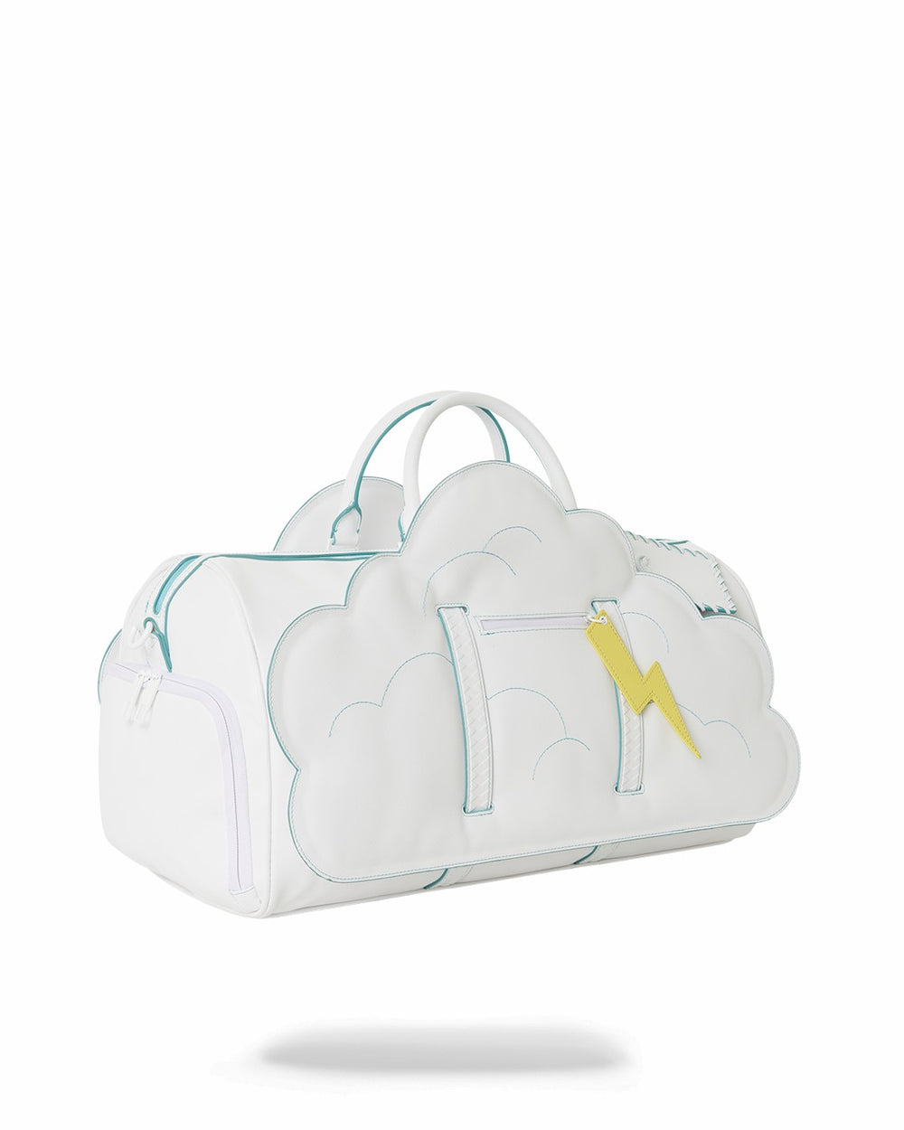 CLOUDY WITH A CHANCE OF SHARK DUFFLE | Sprayground Bargain
