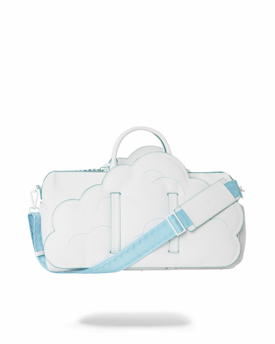 CLOUDY WITH A CHANCE OF SHARK DUFFLE | Sprayground Bargain