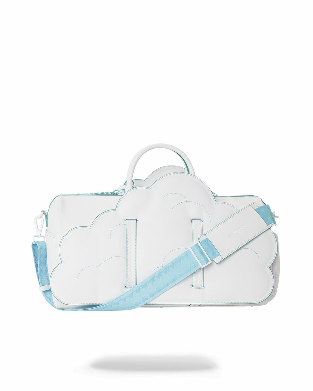 CLOUDY WITH A CHANCE OF SHARK DUFFLE | Sprayground Bargain