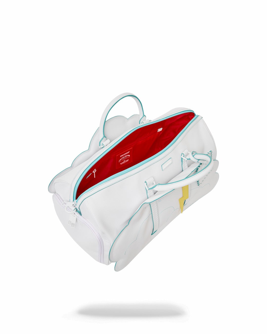 CLOUDY WITH A CHANCE OF SHARK DUFFLE | Sprayground Bargain