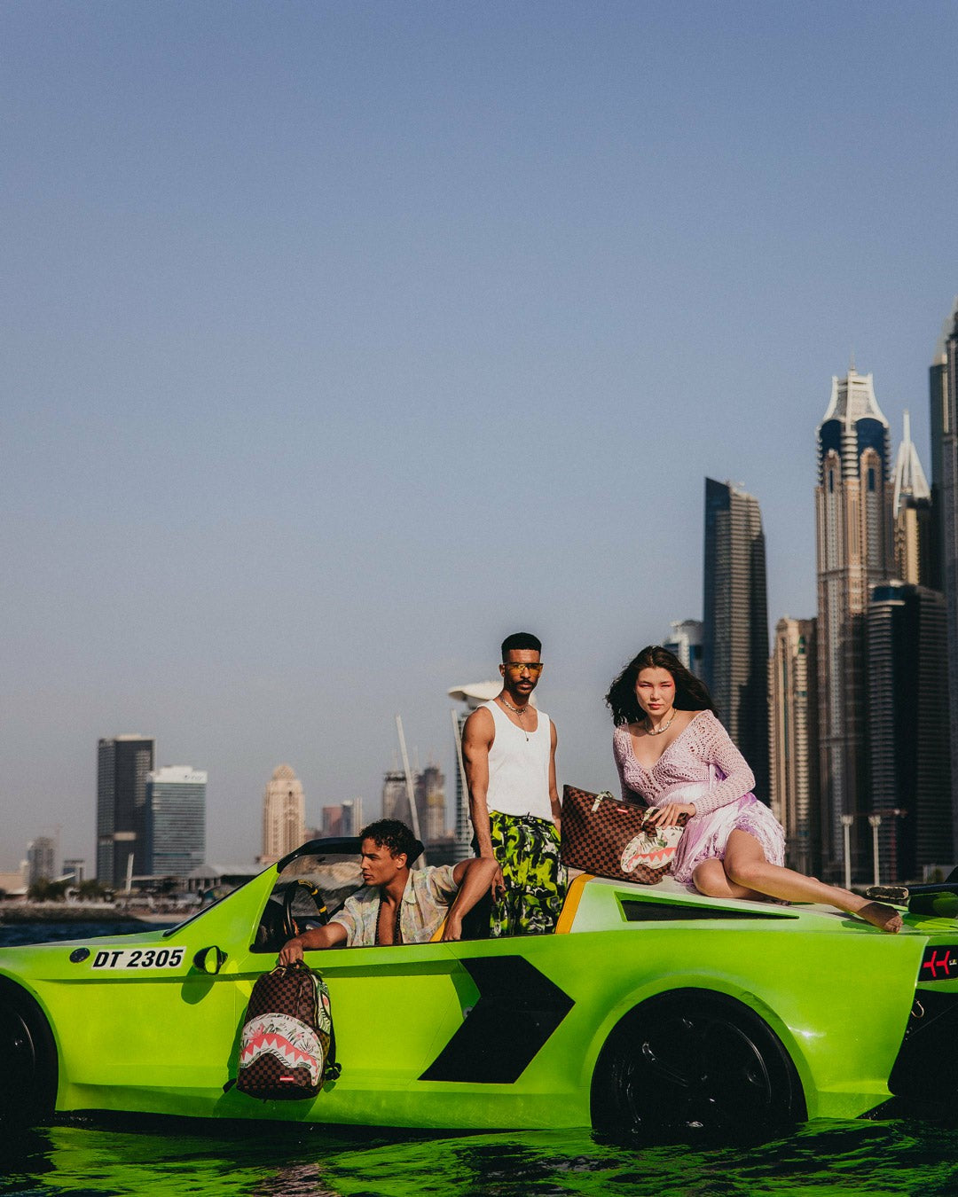 SHARKS IN PARIS COASTAL TOTE | Sprayground Value Deal
