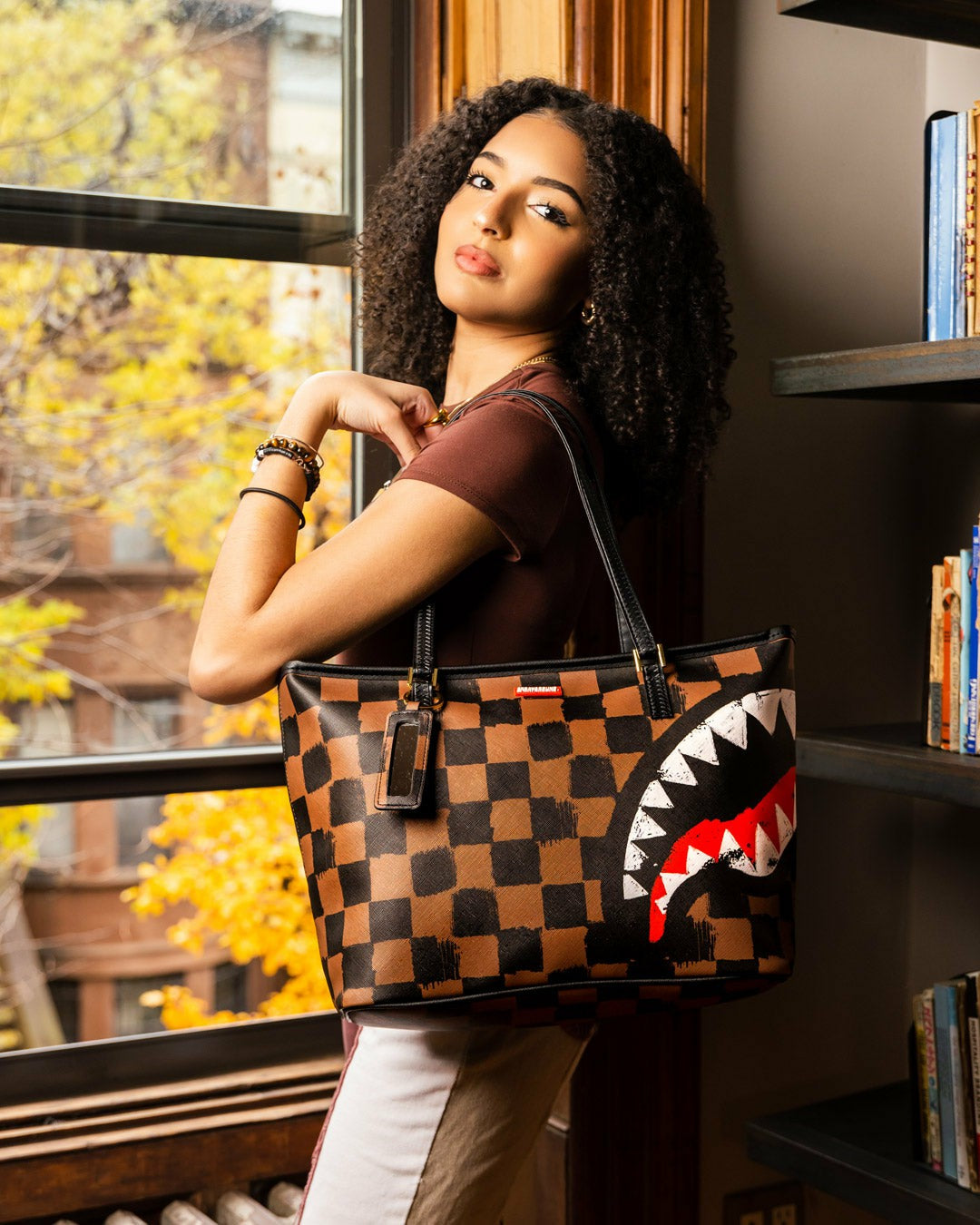 SHARKS IN PARIS VANQUISH TOTE | Sprayground Hot Deal