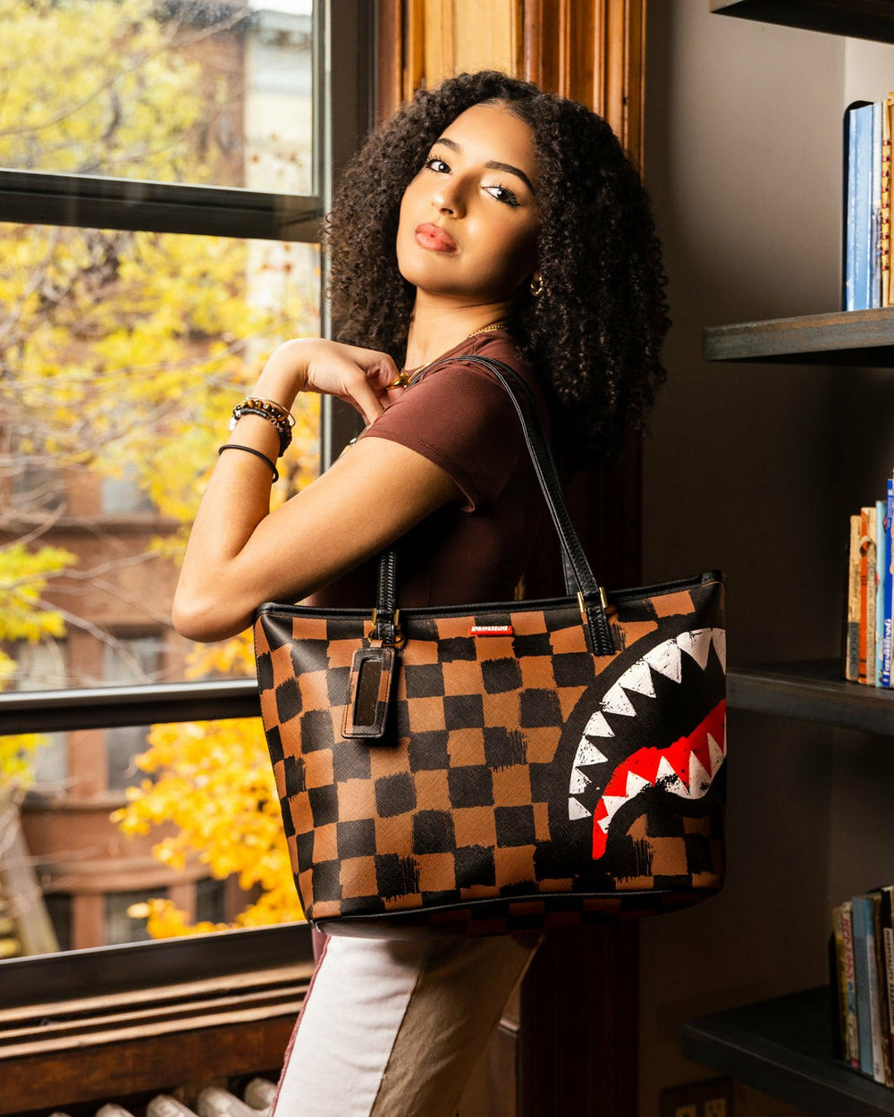 SHARKS IN PARIS VANQUISH TOTE | Sprayground Hot Deal